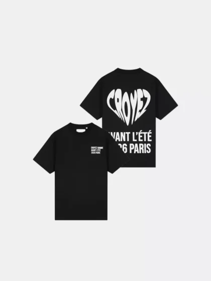 Croyez classique t-shirt black