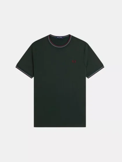 Fred Perry m1588v 85a grsrts/stkbl/oxb