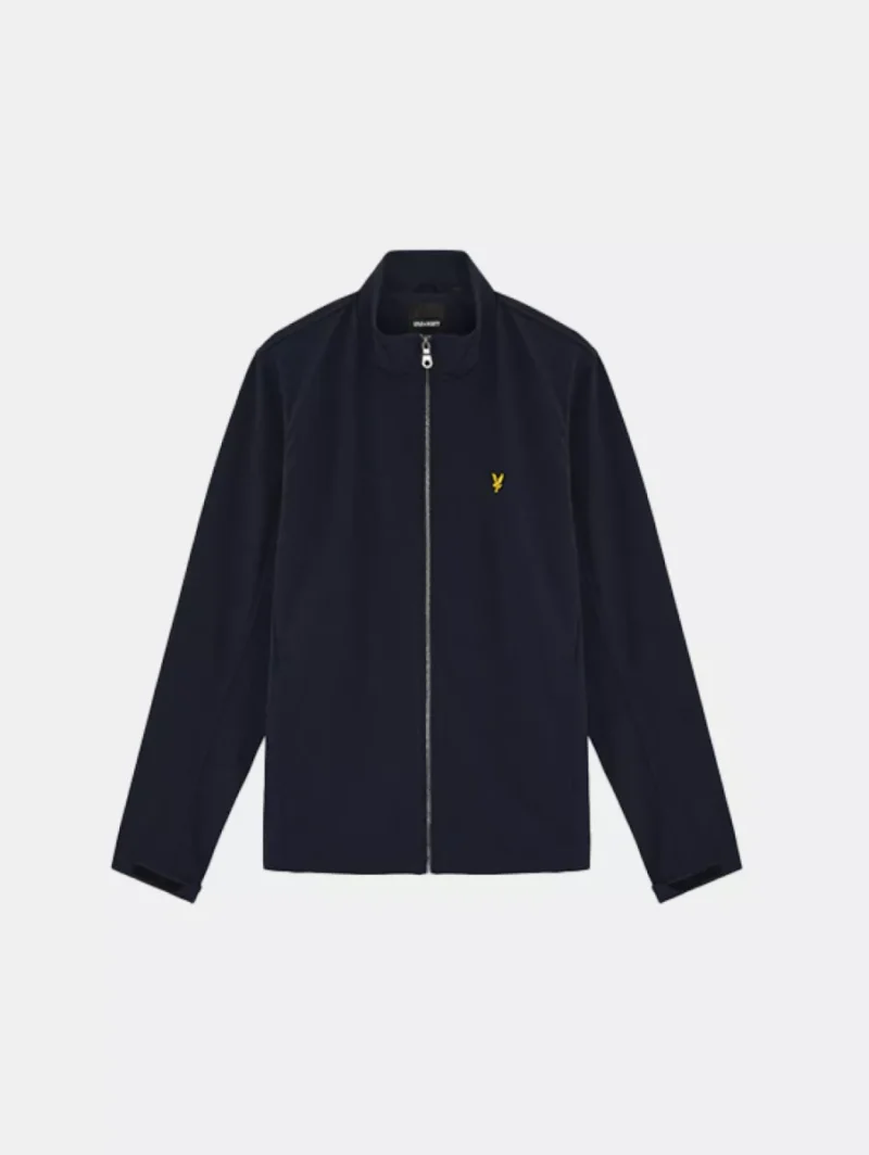 Lyle & Scott Mesh Back Softshell Funnel Neck Jacket Zwart (Z865 )