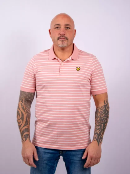 Lyle & Scott sp2404v y152 pink grapefruit/white