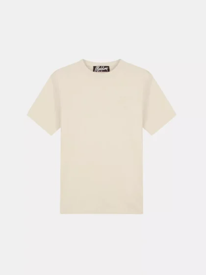 Malelions permanent vacation t-shirt light taupe