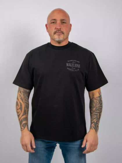 Malelions social club t-shirt black