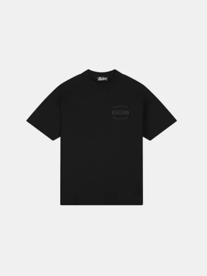 Malelions social club t-shirt black