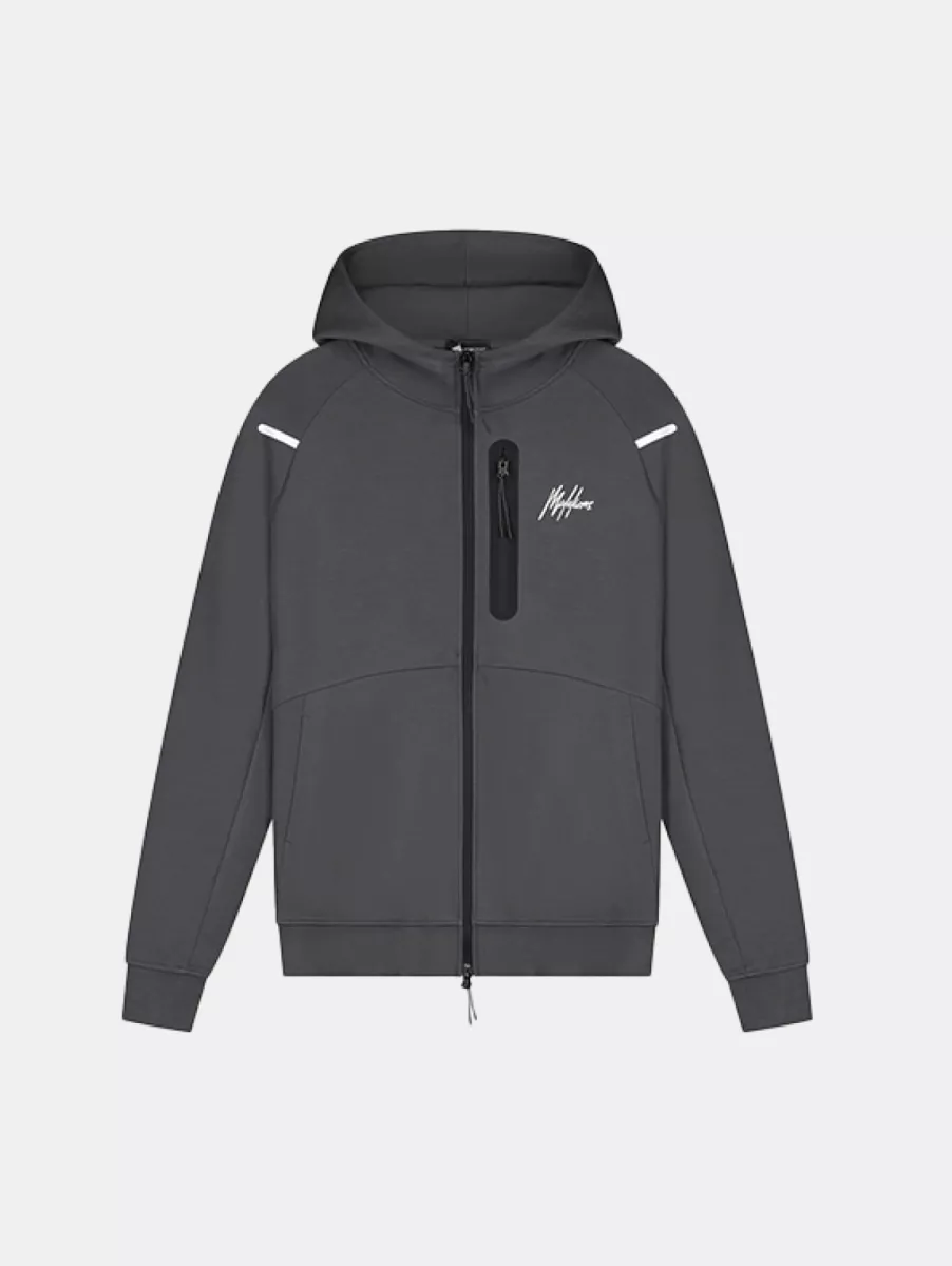 Malelions Sport Counter Zip Hoodie 1 Malelions sport counter zip hoodie antra