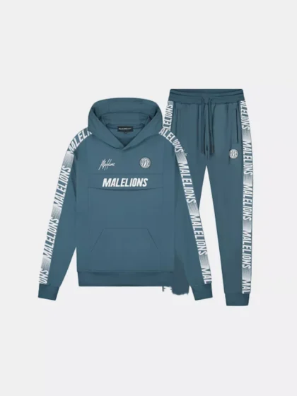 Malelions sport warming up tracksuit teal/white