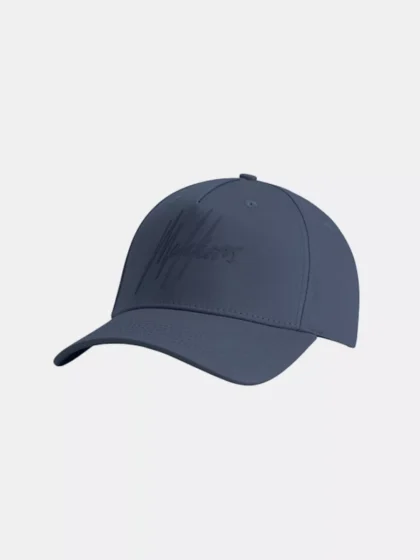 Malelions striped signature cap navy