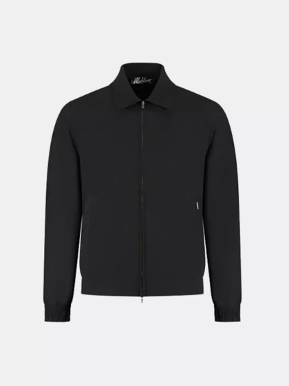 Malelions technical zip jacket black