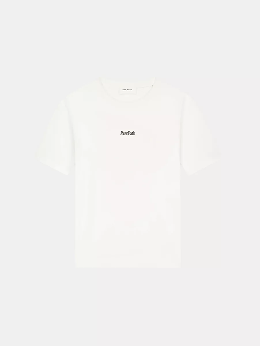 Pure Path Bold Emblem T-Shirt 3 Pure Path 26010107 45 off white