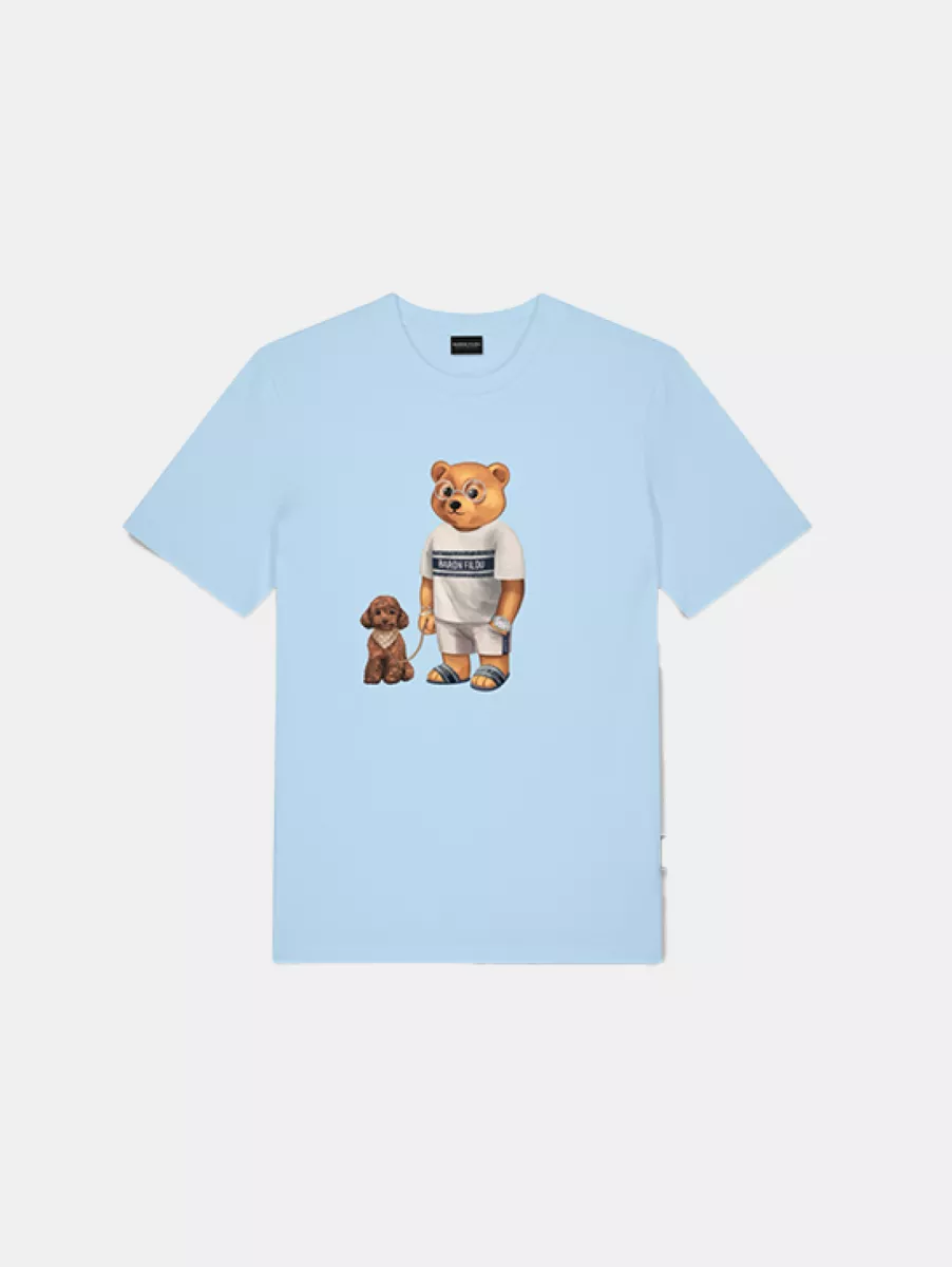 Baron Filou The Poodle Boss 1 Baron Filou clxv t-shirt light blue