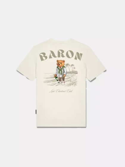 Baron Filou oversized backprint baron beac off-white