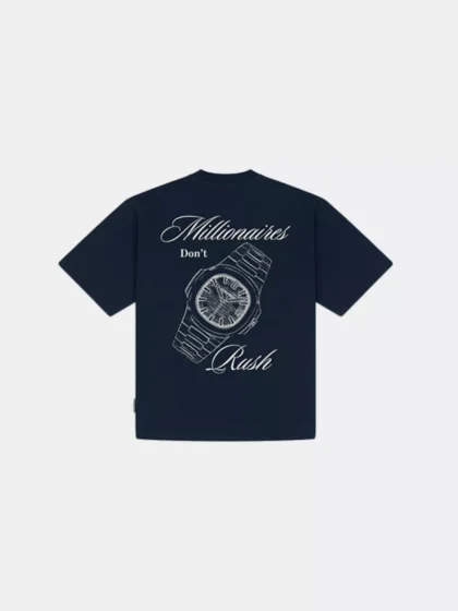 Baron Filou oversized backprint no rush navy blue