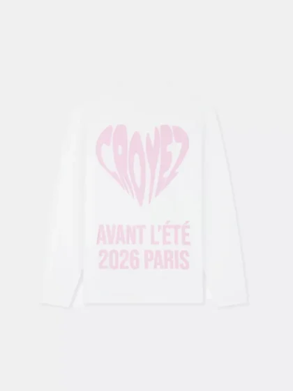 Croyez classique longsleeve white