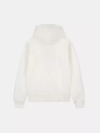 Croyez cross zip hoodie off-white