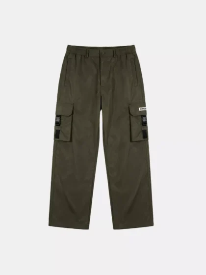 Croyez etiquette nylon pants dusty olive