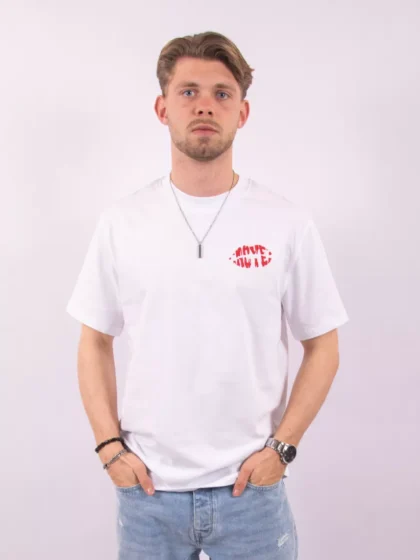 Croyez lips t-shirt white