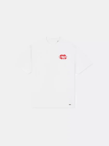 Croyez lips t-shirt white