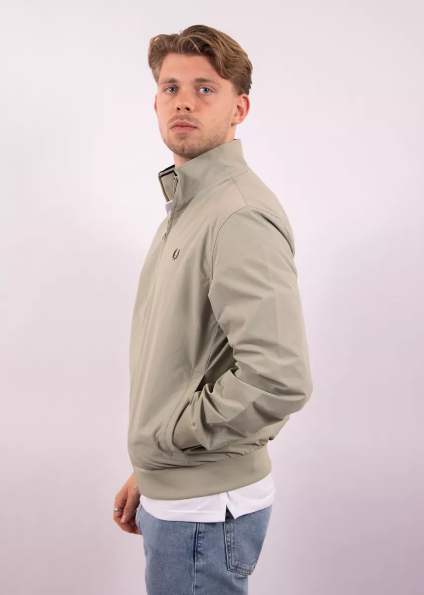 Fred Perry The Brentham Jacket 3 Fred Perry j2660 s23 seagrass/black