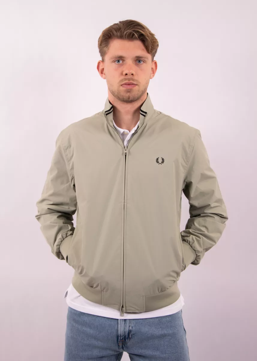 Fred Perry The Brentham Jacket 2 Fred Perry j2660 s23 seagrass/black