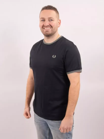 Fred Perry m1588v t73 navy/seagrass