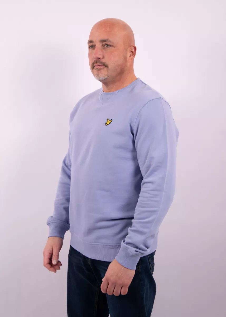 Lyle & Scott Crew Neck Sweatshirt 3 Lyle & Scott ml424vogt y128 bubble blue