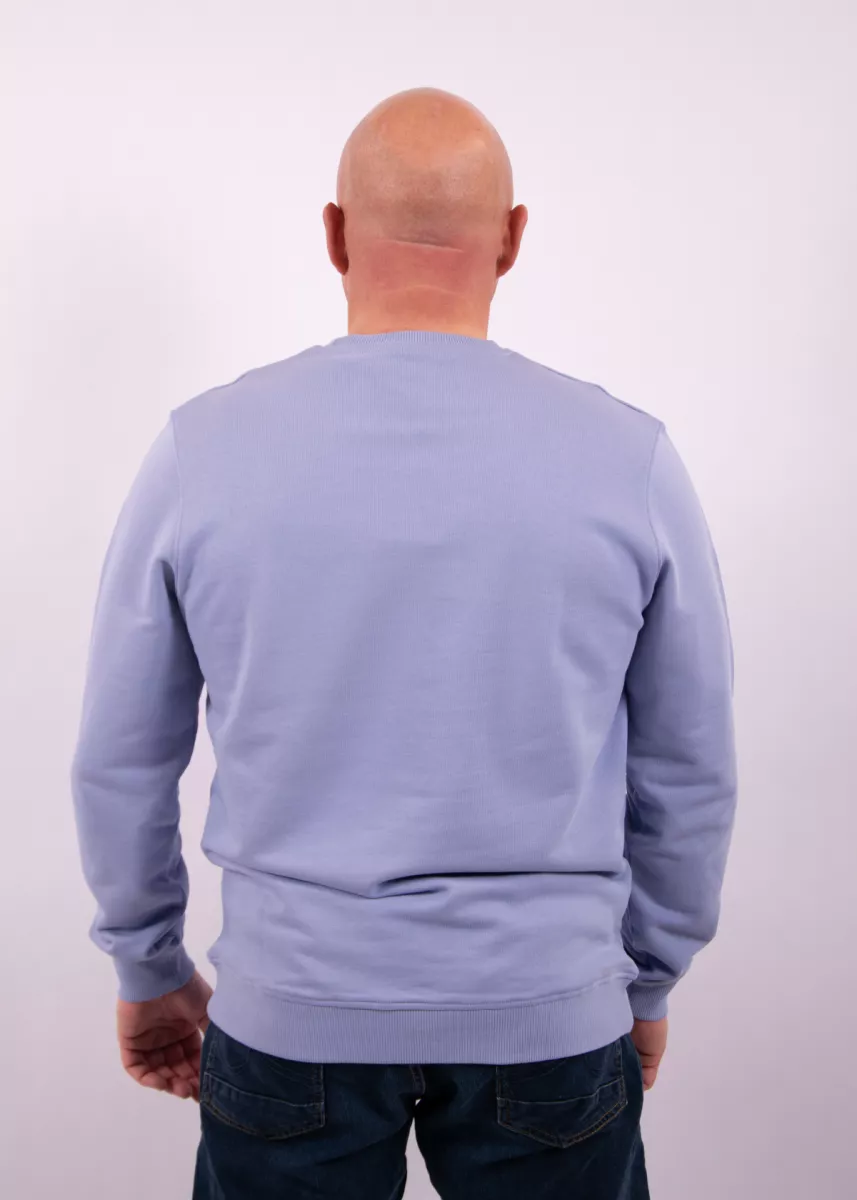 Lyle & Scott Crew Neck Sweatshirt 4 Lyle & Scott ml424vogt y128 bubble blue