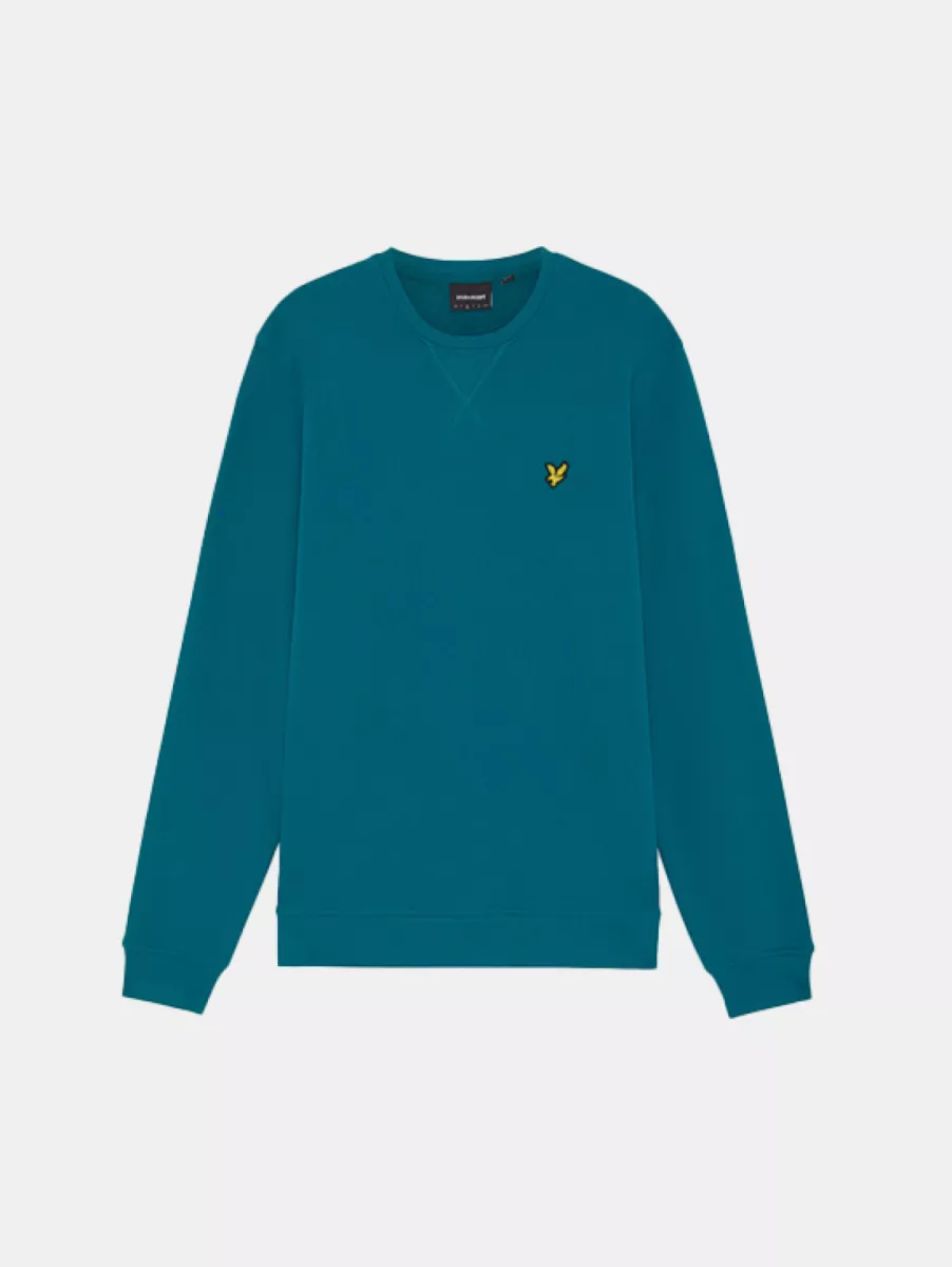 Lyle & Scott Crew Neck Sweatshirt 1 Lyle & Scott ml424vogt y134 lagoon
