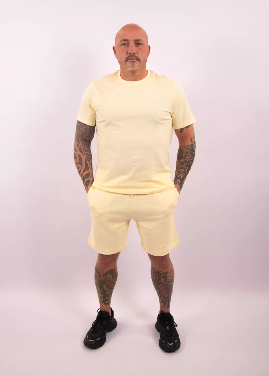 Lyle & Scott Superfine T-Shirt Y083 5 Lyle & Scott ts2255tont y083 pastel yellow