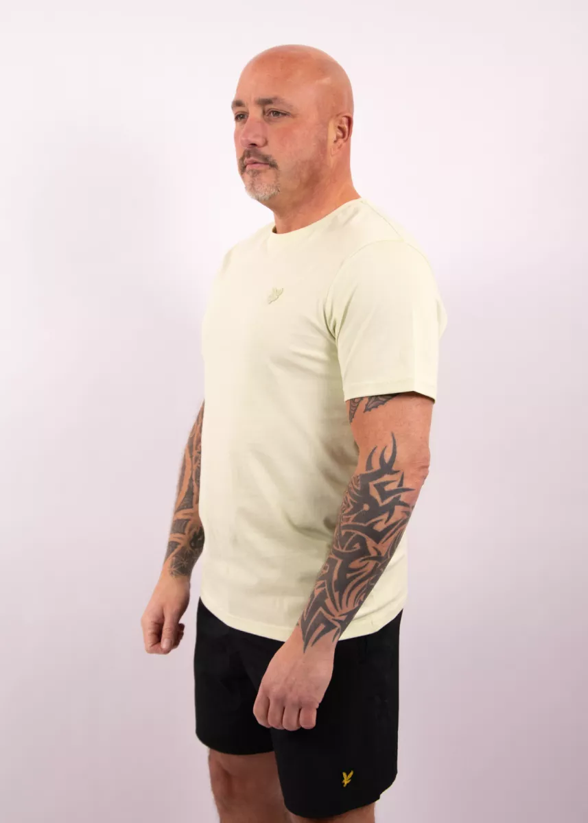 Lyle & Scott Superfine T-Shirt Y085 3 Lyle & Scott ts2255tont y085 tender greens