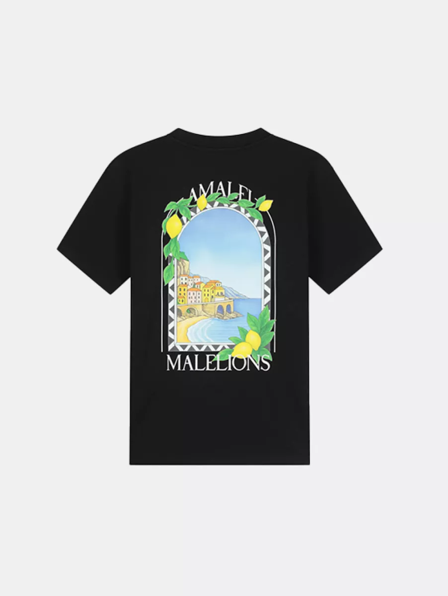 Malelions Amalfi Window T-Shirt 3 Malelions amalfi window t-shirt black