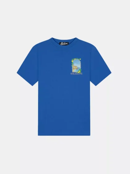 Malelions amalfi window t-shirt cobalt
