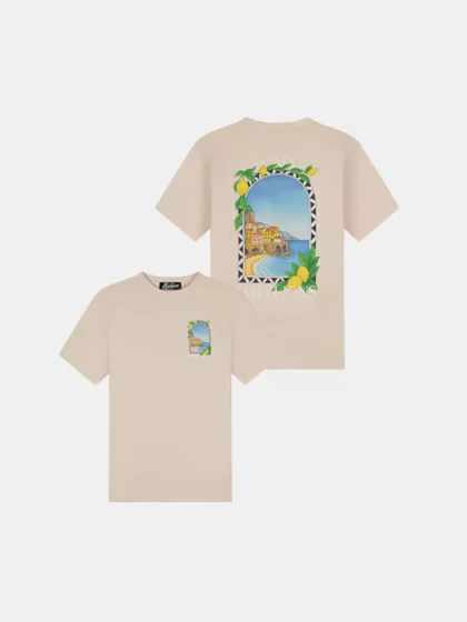 Malelions amalfi window t-shirt light pink