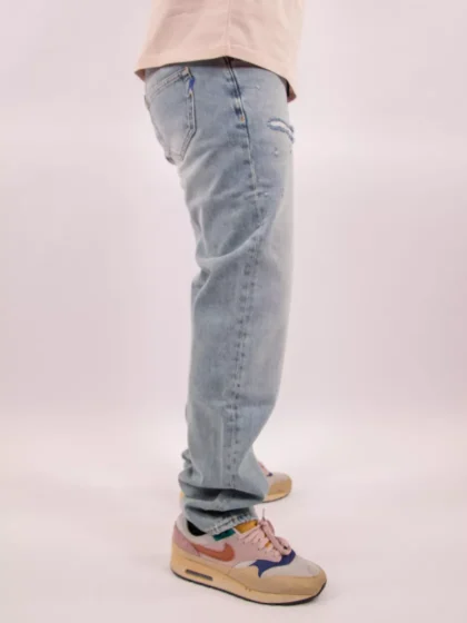 Malelions straight fit denim light blue