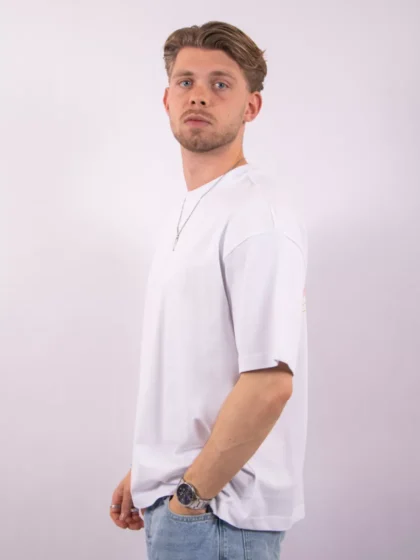 OFF THE PITCH corsage loose fit tee 100