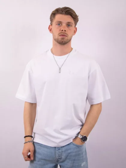 OFF THE PITCH corsage loose fit tee 100