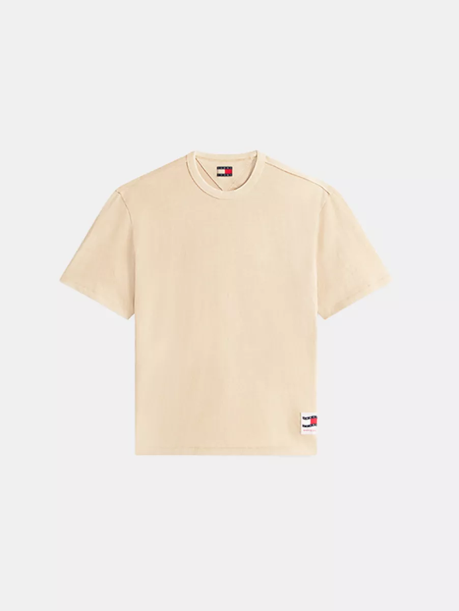 Tommy Jeans 90S Waving Flag SS Tee 1 Tommy Jeans dm0dm22519 ab9 gentle gold