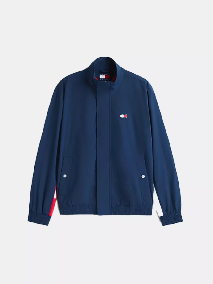 Tommy Jeans Heritage Flag Jacket Ext 1 Tommy Jeans dm0dm22738 c1g dark night navy