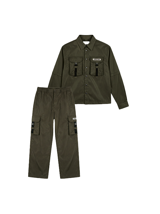 Croyez Etiquette Set Dusty Olive 1 Croyez Etiquette Set Dusty Olive