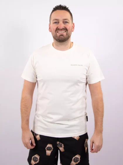 Baron Filou cxl. baron backprint t-shirt off-white