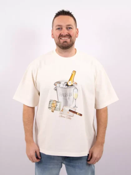 Baron Filou oversized backprint baron beac off-white