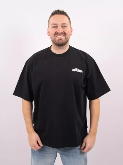 Baron Filou oversized backprint valet mode black