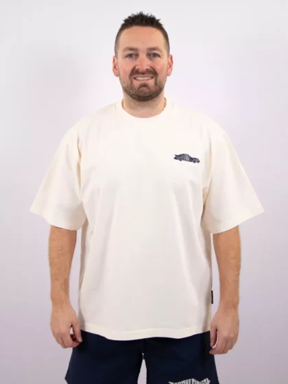 Baron Filou oversized backprint valet mode off-white