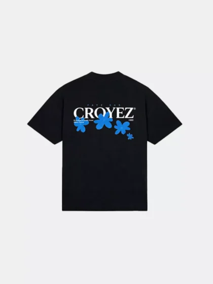 Croyez botanique t-shirt black/tiffany blue