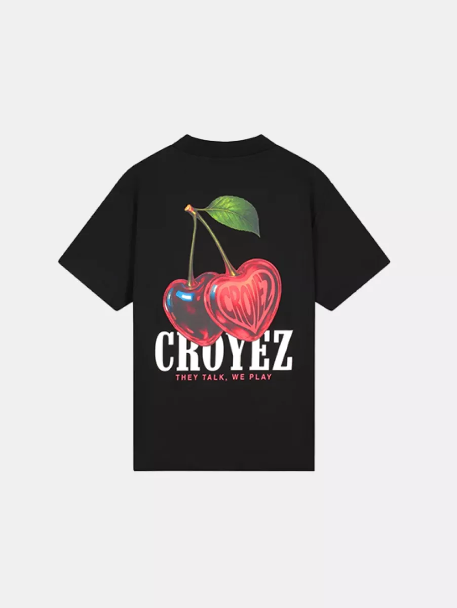 Croyez Cerise D'Amour T-Shirt 2 Croyez cerise d'amour t-shirt black