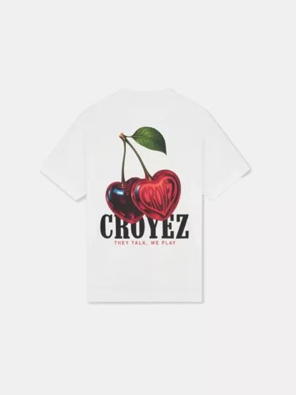 Croyez cerise d'amour t-shirt white