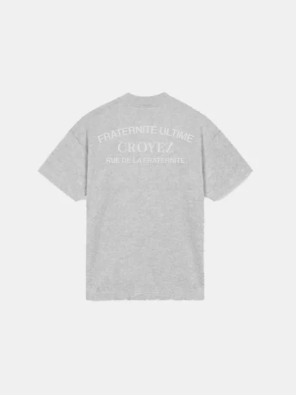 Croyez original fraternite t-shirt grey melange