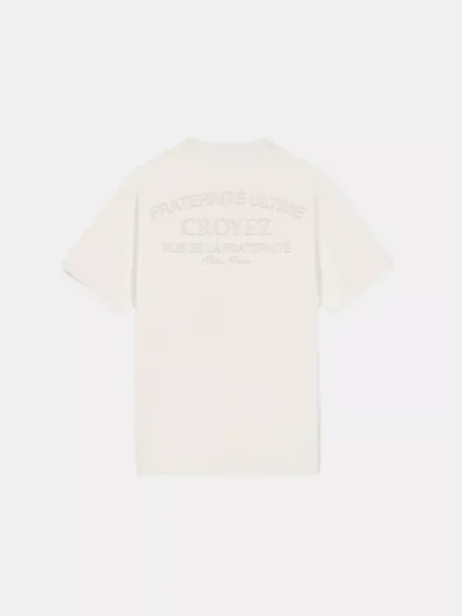 Croyez original fraternite t-shirt off-white