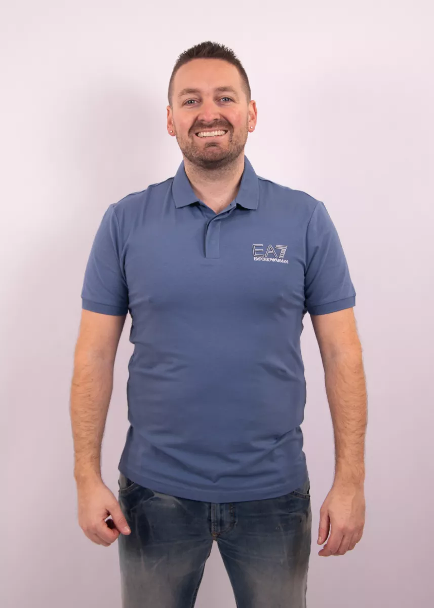 EA7 Visibility Polo Shirt 1 EA7 7m001311 af10373 ub064