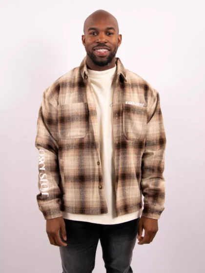 Jorcustom original flannel jacket brown