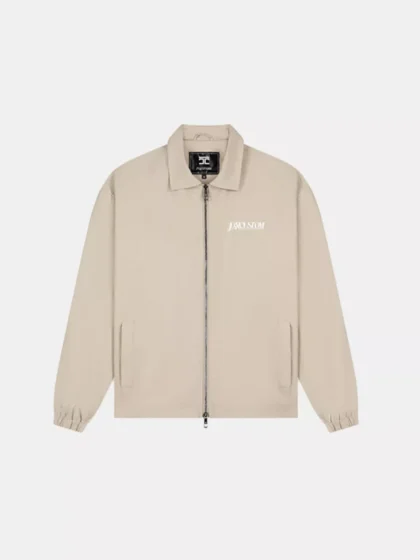 Jorcustom script coach jacket taupe