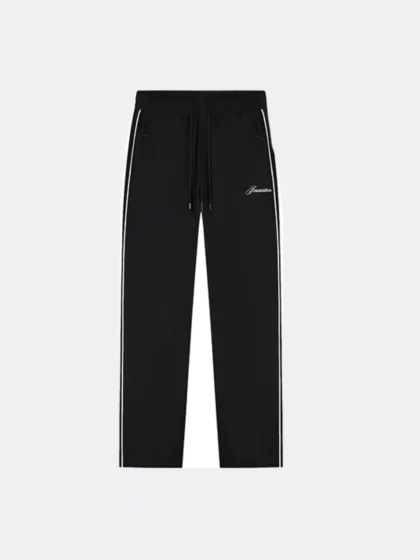 Jorcustom script tracksuit pants black